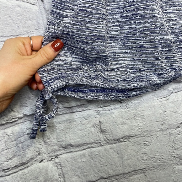 NWOT Free People Movement Cropped Cinched Muscle Tank - Navy Blue - Size Large - Picture 7 of 14